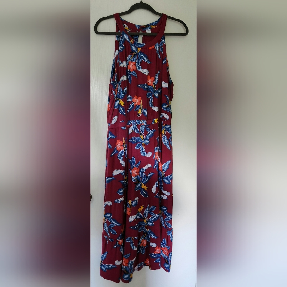 Floral Old Navy Maxi Dress- XXL